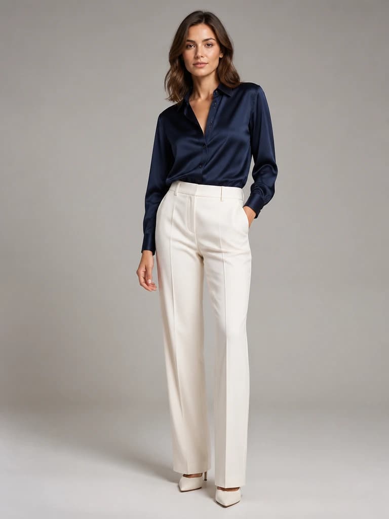 Western full-body female model 04