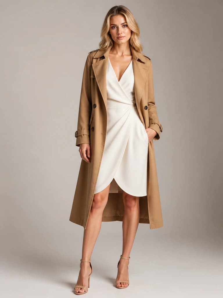 Western full-body female model 07