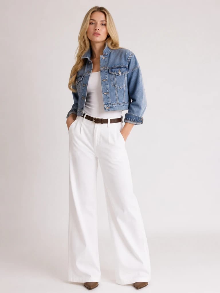Western full-body female model 14